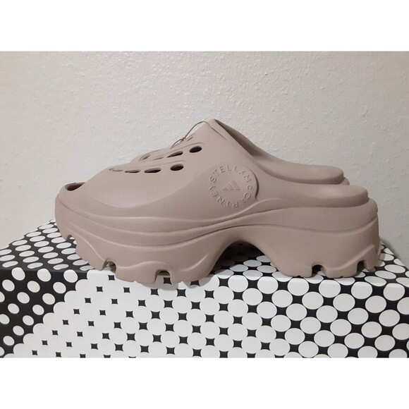New Womens ADIDAS STELLA MCCARTNEY STELLA CLOG IF6537 KHAKI US W 9 - Picture 1 of 13